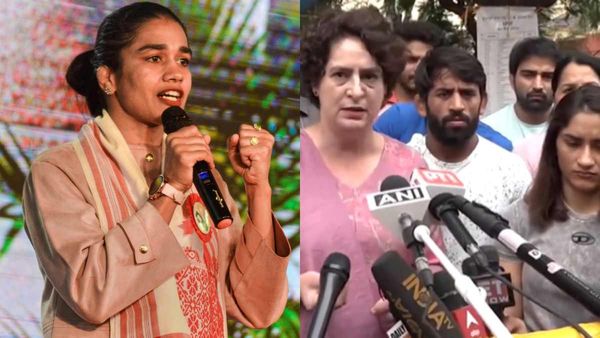 Wrestlers Protest: पहलवानों के धरने में प्रियंका गांधी की एंट्री, बबीता फोगाट ने कहा राजनीति मत चमकाओ