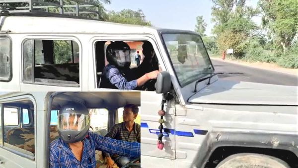 वाह रे पुलिस! जब चार पहिया गाड़ी का हेलमेट न पहनने पर हुआ चालान, तब ड्राइवर ने कर डाला ऐसा कांड