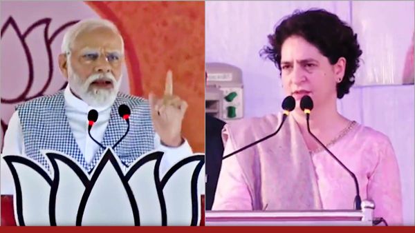 Priyanka Gandhi Karnataka पहुंचीं, BJP पर तीखा हमला, PM के 91 गालियों के जवाब में भाई राहुल से सीखने की नसीहत