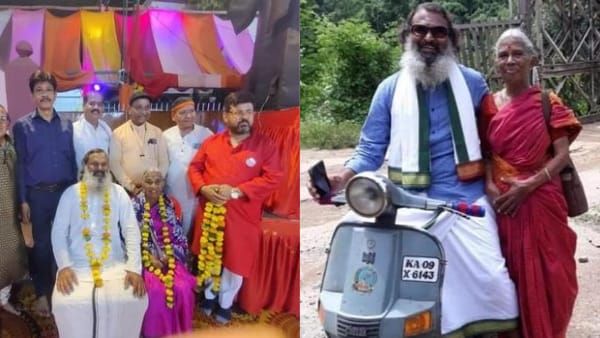 स्कूटर पर मां के साथ भारत भ्रमण दक्षिणामूर्ति पहुंचे मैहर, अब तक कर चुके हैं 70 हजार KM का सफर