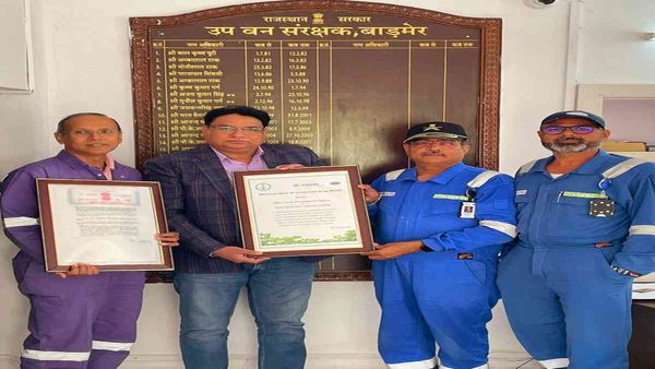 Rajasthan News : केयर्न बाड़मेर में लगाएगी 3.5 लाख पेड़, तीन राज्य सरकारों के साथ किया एमओयू