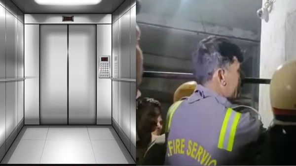 Noida: तकनीकी खराबी की वजह से लिफ्ट में फंसे बच्चे समेत 8 लोग, फायर ब्रिगेड ने किया रेस्क्यू