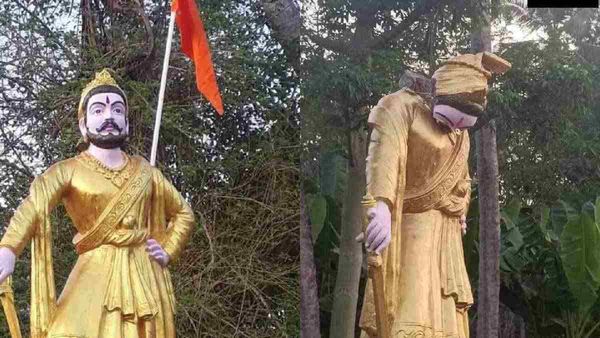 तमिलनाडु: कन्याकुमारी में छत्रपति शिवाजी की मूर्ति पर हमला, दोषियों पर कार्रवाई के लिए प्रदर्शन-Video