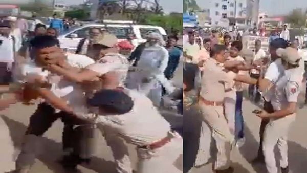 Rajasthan: बाइक का चालान कटने पर रिटायर्ड फौजी व GRP के जवानों के बीच चले लात-घूंसे, Video Viral