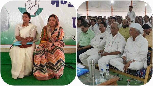 Sagar News: दिग्विजय सिंह ने महिलाओं को मंच पर बैठाया, खुद नेताओं संग नीचे बैठे