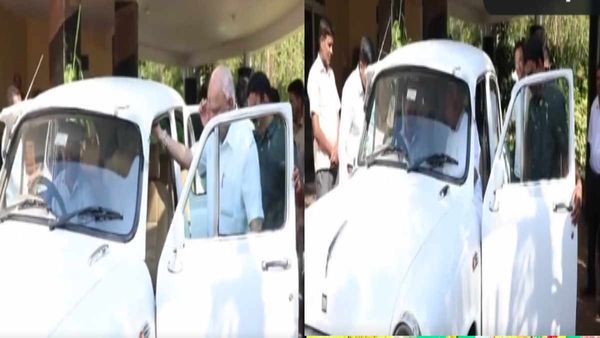 Karnataka:येदियुरप्पा बेटे के नामांकन में 49 साल पुरानी एम्बेसडर में क्‍यों गए? क्‍या है ये नौ नंबर का चक्‍कर