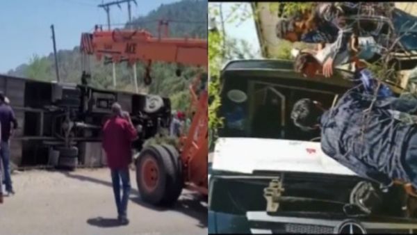 जम्मू-कश्मीर: वैष्णो देवी जा रहे तीर्थयात्रियों का वाहन पलटा, एक की मौत, 14 गंभीर रूप से घायल
