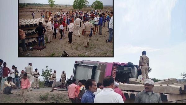 Rewa News: बरातियों से भरी बस छुहिया घाटी में अनियंत्रित होकर पलटी, 52 यात्रियों में 11 घायल
