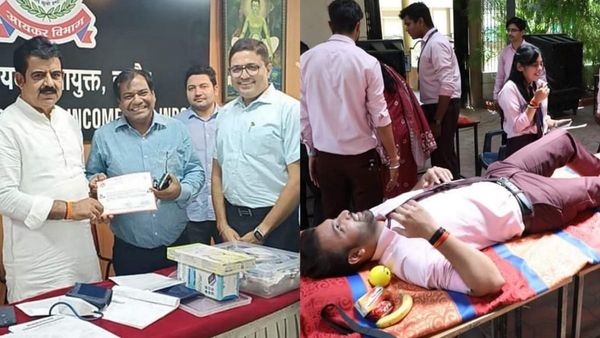 Indore news: इंदौर गौरव दिवस पर रक्तदान का महारिकॉर्ड, हजारों लोगों ने ब्लड डोनेट किया