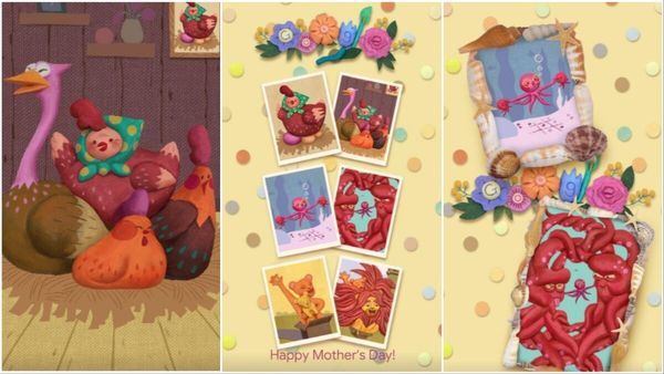 Happy Mother's Day: मदर्स डे पर Google ने बनाया खास Doodle, एनिमल तस्वीरों में दिखाया खूबसूरती