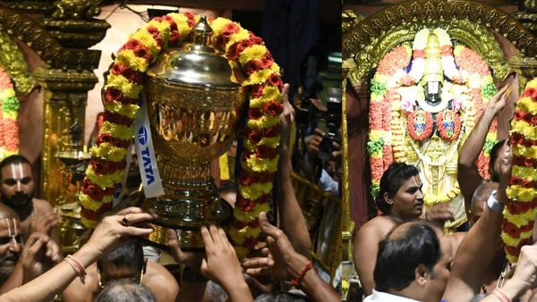 IPL 2023 खिताब जीतने के बाद CSK ने चेन्नई के तिरुपति मंदिर में ट्रॉफी के लिए रखी स्पेशल पूजा- VIDEO