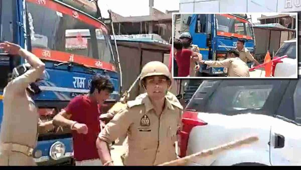 Jalaun: कांग्रेस दफ्तर का घेराव करने पहुंचे थे बजरंग दल के कार्यकर्ता, पुलिस ने खदेड़ा