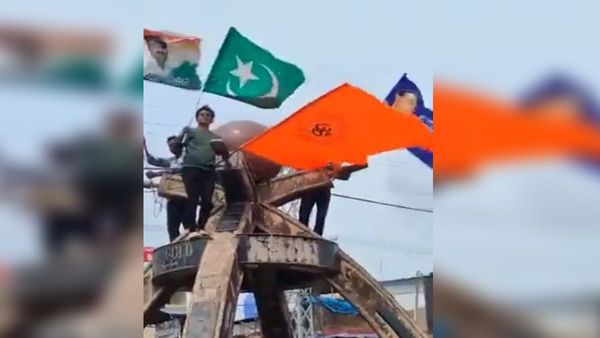 Fact Check: कर्नाटक में कांग्रेस की जीत के बाद लहराए पाकिस्तानी झंडे? जानें Viral Video का सच