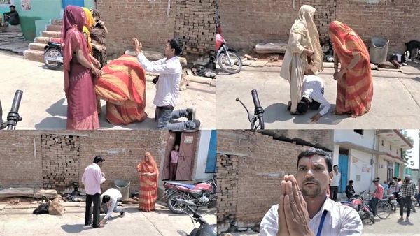 'आपके पैर छूते हैं.. हाथ जोड़ते हैं लेकिन वोट हमें ही देना', मतदान के दौरान प्रत्याशी का वीडियो हुआ वायरल