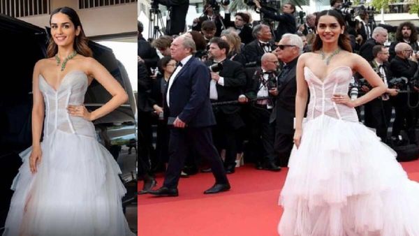 Cannes 2023: मानुषी छिल्लर ने कान फिल्म फेस्टिवल में किया डेब्यू, लोग बोले- आसमान से उतर आई परी