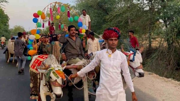 बहन के घर 30 बैलगाड़ियों पर मायरा लेकर पहुंचे 4 भाई, लोग बोले-'पुराना जमाना याद दिला दिया'