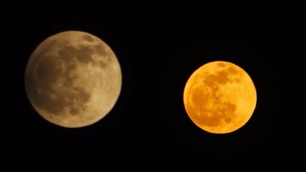 Lunar Eclipse: 2023 के पहले चंद्र ग्रहण की पहली तस्वीर, आप भी करिए 'अनोखे चांद' का दीदार