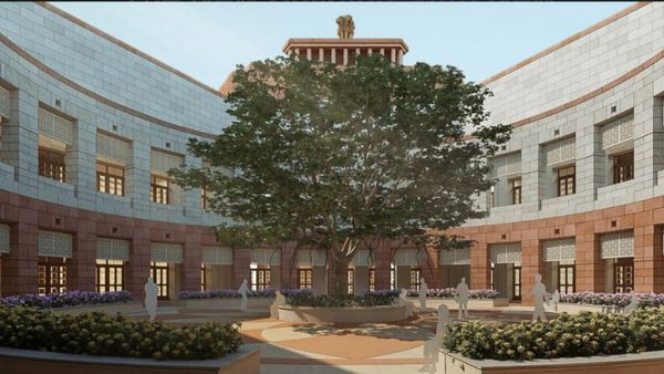 New Parliament Building: ज्ञान, शक्ति और कर्म का संगम है नया संसद भवन