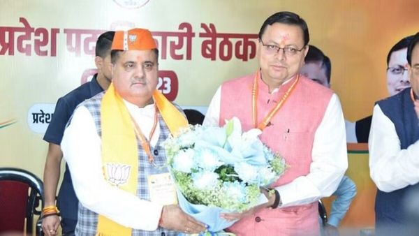 Uttarakhand: भाजपा प्रदेश कार्यसमिति की बैठक में जुटे दिग्गज, बोले सीएम धामी- मैं कार्यकर्ताओं की बदौलत हूं