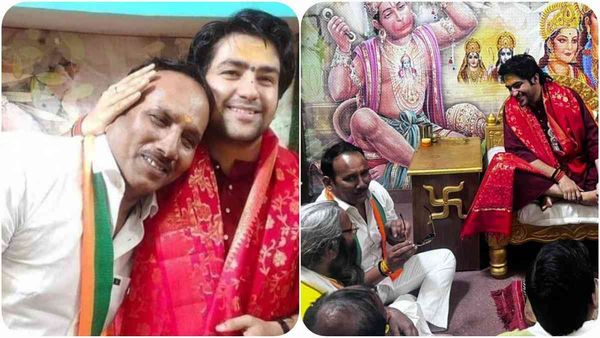 Bageshwardham की शरण में प्रीतम लोधी, गिले-शिकवे भूल पं. धीरेंद्र शास्त्री ने गले लगाया