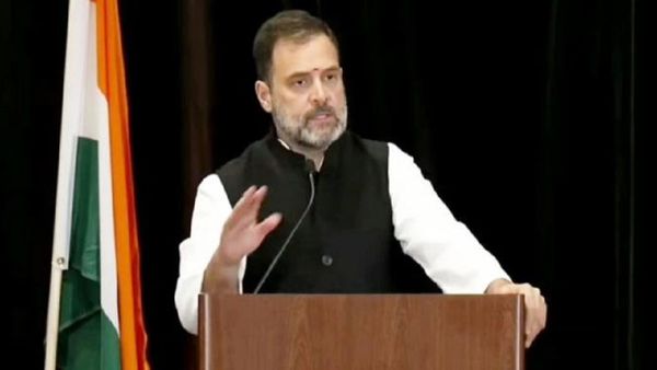 Rahul Gandhi In US: राहुल गांधी ने जातिगत जनगणना की मांग दोहराई, BJP-RSS पर लगाए गंभीर आरोप