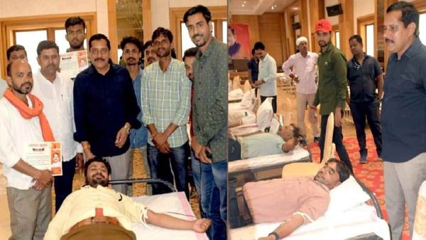 Sagar News:अनोखा रक्तदान शिविर, दूसरे जिलों से आए लोग, ब्लड डोनेशन के लिए लगी होड़