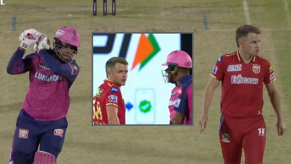 IPL 2023: शिमरोन हेटमायर से उलझे सैम करन, फिर बल्ला लेकर पीछे पड़ गया बल्लेबाज