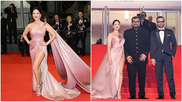 Cannes 2023: रेड कार्पेट पर अचानक उड़ने लगी सनी लियोनी की ड्रेस, अनुराग कश्यप ने इस तरह की मदद