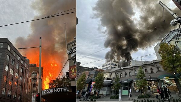 सिडनी की एक इमारत में लगी भीषण आग, काबू पाने में जुटे 100 से अधिक दमकलकर्मी