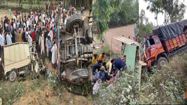 उत्तर प्रदेश: मुरादाबाद में बड़ा हादसा, टैंपो को सामने से डीसीएम ने मारी टक्कर, 8 की मौत