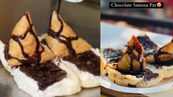 क्या आपने खाया चॉकलेट समोसा? अजीबोगरीब डिश का वायरल हुआ VIDEO