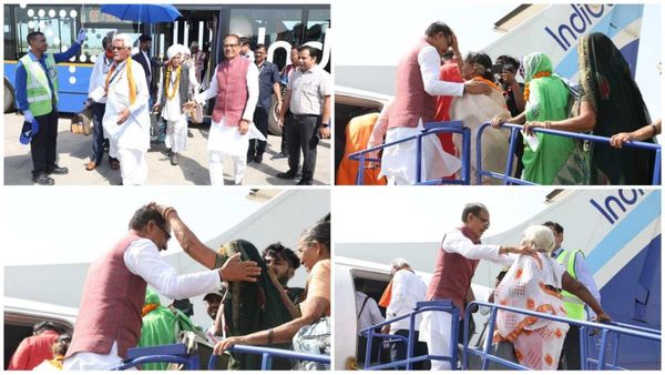 Bhopal: हवाई जहाज से तीर्थ यात्रा कराने वाला पहला राज्य बना MP, 32 बुजुर्गों ने प्रयागराज के लिए भरी उड़ान