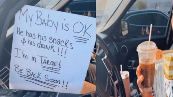 'बेबी' को कार के अंदर छोड़ गई महिला, VIDEO देखकर घूम गया लोगों का दिमाग