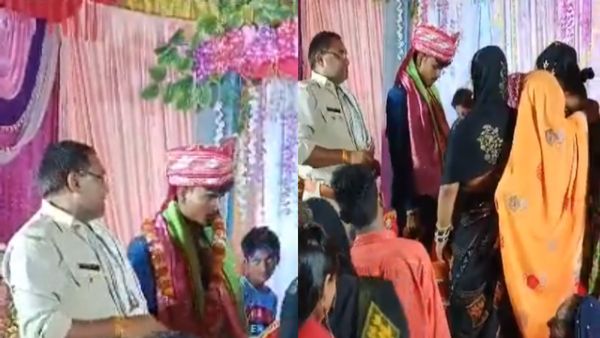 बारातियों और घरातियों के बीच हुई मारपीट, फिर पुलिस ने पढ़ा मंत्र करवाई शादी, देखें VIDEO