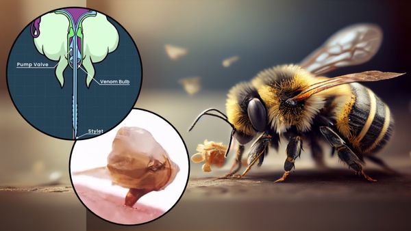 माइक्रोस्कोप से सामने आया मधुमक्खी के डंक का चौंकाने वाला राज, VIDEO में देखें