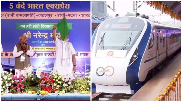 RKMP पहला रेलवे स्टेशन यहां 20 माह में PM मोदी ने तीसरी बार किया दौरा, 5 नई वंदे भारत ट्रेन को दिखाई हरी झंडी