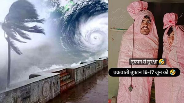Cyclone Biparjoy Rajasthan: चक्रवाती तूफान से बचने के लिए सीमेंट के कट्टों में छुपे राजस्‍थान के लड़के