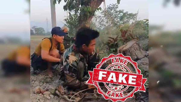 Fact Check: म्यांमार में सुरक्षाकर्मियों पर हमले के वीडियो को मणिपुर का बताकर किया गया वायरल 