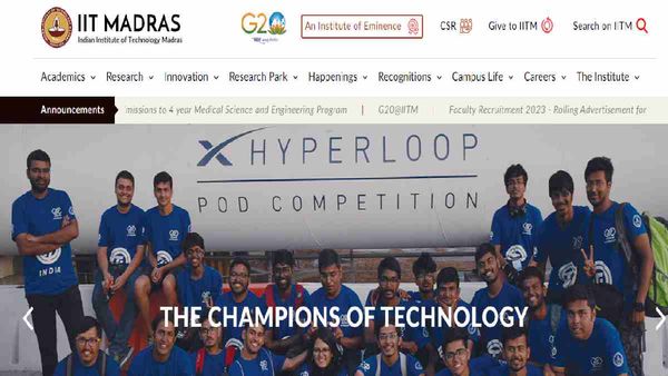 NIRF Ranking 2023: IIT मद्रास देश का टॉप इंजीनियरिंग इंस्टीट्यूट, मिरांडा हाउस बेस्ट कॉलेज; देखें पूरी लिस्ट