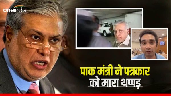 सवाल पूछने पर भड़के पाकिस्तान के वित्त मंत्री, पत्रकार को मारा थप्पड़, किस बात पर इतने नाराज हुए इशाक डार?