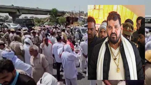 Khap Panchayat: खाप पंचायतों ने किया बृजभूषण की गिरफ्तारी की मांग पर हरियाणा बंद, हाईवे पर बैठे, लगाया जाम