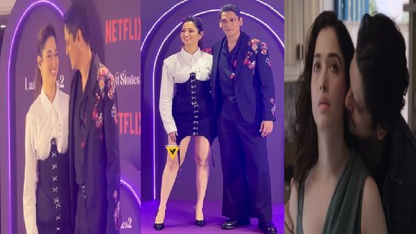 Lust Stories 2 की स्क्रीनिंग में रोमांटिक हुए विजय वर्मा और तमन्ना भाटिया, कैमरे के सामने किया ये काम