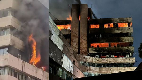 Satpura Bhawan Fire: घंटों की मेहनत के बाद आग को बुझाने में मिली सफलता