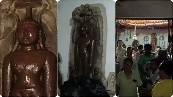 सागर के जैन मंदिर में चमत्कार, भगवान आदिनाथ का स्वत: हो रहा जलाभिषेक! बह रही जलधारा
