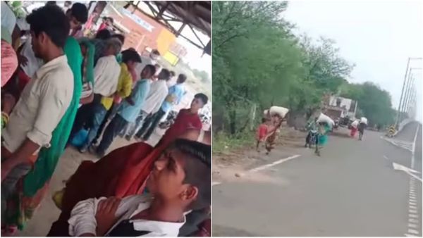 Video: कोटेदार की मौजूदगी में ग्रामीणों ने लूटी उचित मूल्य की दुकान, गेहूं-चावल की बोरी ले उड़े ग्रामीण