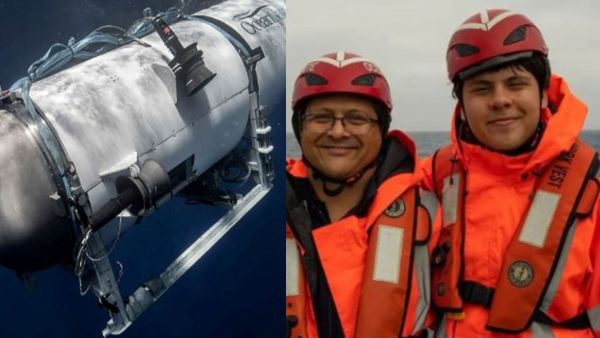 Titanic देखने के लिए टाइटन में बैठने से पहले बेहद खुश थे बाप-बेटे, सामने आई आखिरी तस्वीर