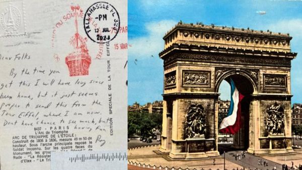 54 साल बाद मिला पेरिस से भेजा गया पोस्टकार्ड, आखिर किसके लिए लिखा गया था?