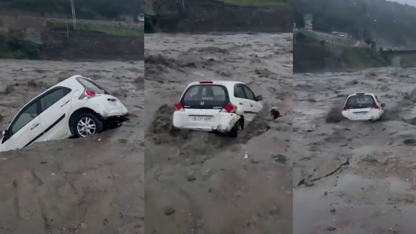 मूसलाधार बारिश और लैंडस्लाइड ने Himachal में मचाई तबाही, चंडीगढ़-मनाली NH हुआ बंद, ATM बूथ और दुकानें बहीं