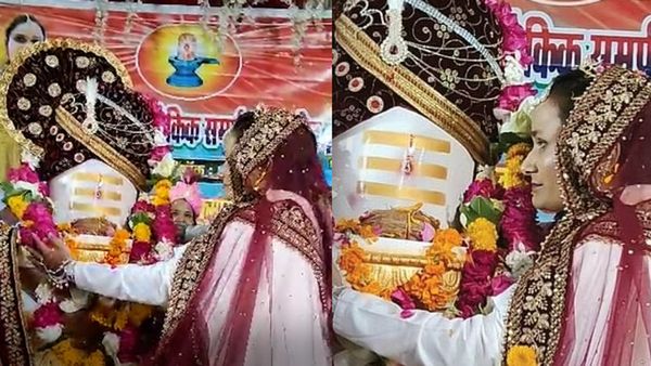 बीकॉम तक पढ़ी युवती ने भगवान भोले से रचाई शादी, शिवलिंग को रथ पर रखकर निकाली बारात