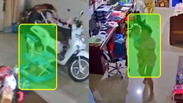 Cambodia Mother Child: मां के हाथों चमत्कार! छत गिरने से चंद सेकेंड पहले दुधमुंहे को बचाया, VIDEO